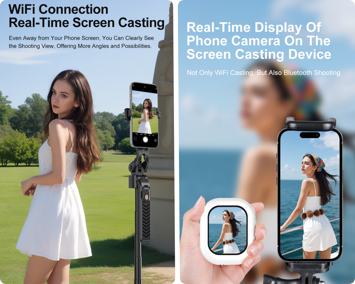 Wireless Mini Magnetic Selfie  - Phone Accessories And Gadget review and price