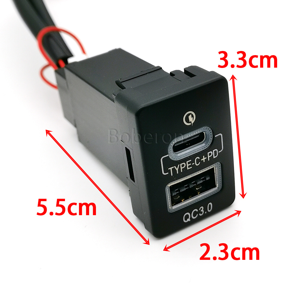 Blue LED QC3.0 USB Car Dual Ch - Phone Accessories Types review and price